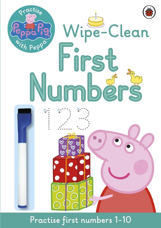 Peppa Pig: Practise with Peppa: Wipe-Clean First Numbers (Paperback ...